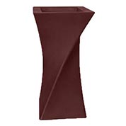 Maceta Design Triangolo - 55x55 x A.100cm - Bronce